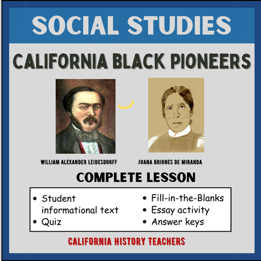 California Black Pioneers Bundle